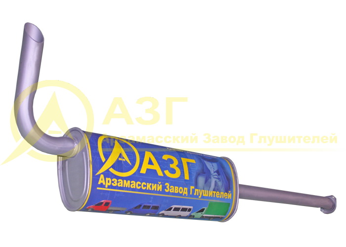 Глушитель Газель-Бизнес Cummins Евро-4 удл. АЗГ Арзамас