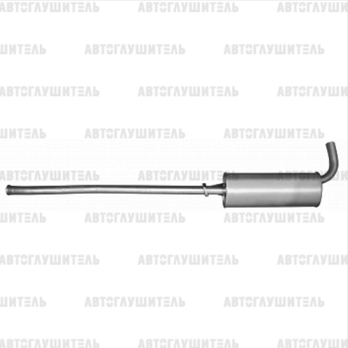 Глушитель Газель-Бизнес УМЗ 4216 Евро-3 удл Автоконтинент