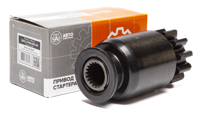 Привод стартера СТ142Т,2501.3708-40  АвтоЭлектрика