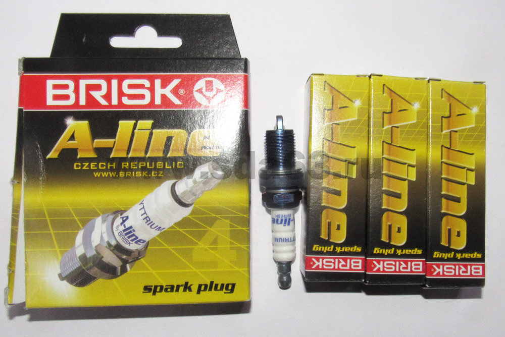 Свеча зажигания ВАЗ 2110-12 инж. 16 кл. (4 шт.) A-LINE №12 BRISK