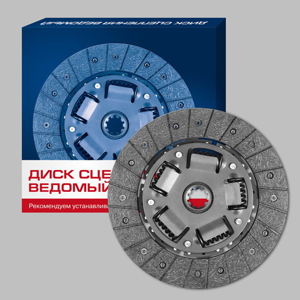 Диск сцепл ведомый ГАЗ 3302 406 Заволжский завод автокомпонентов