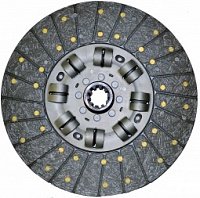 Диск сцепл ведомый КАМАЗ с КПП 154 (аналог Sachs 1878 000 206) (160-12-007) MEGAPOWER