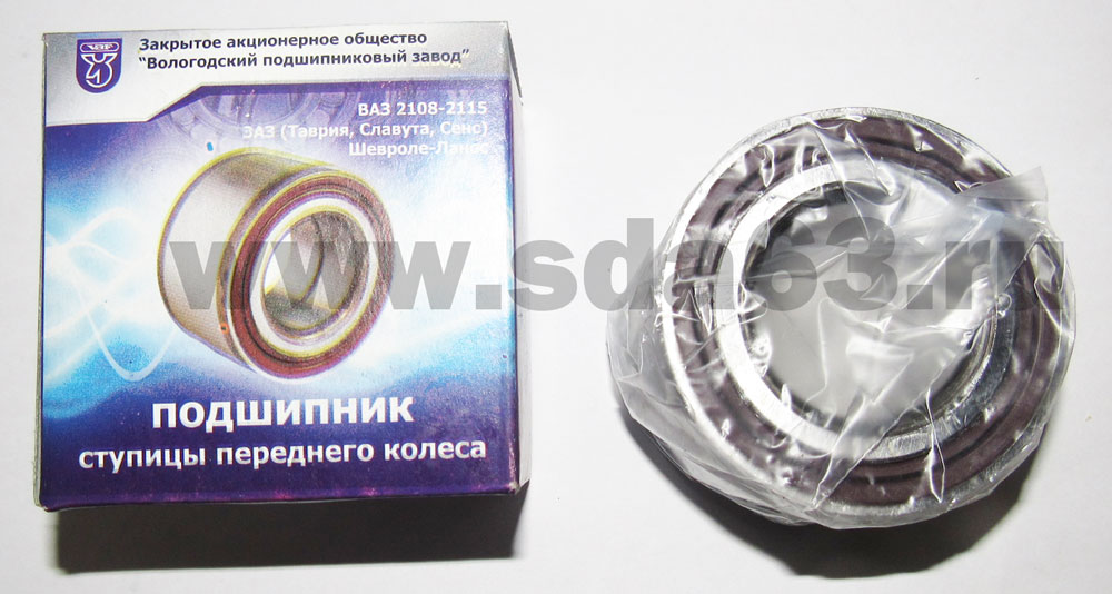Подшипник передней ступицы ВАЗ 2108-15 VBF г. Вологда