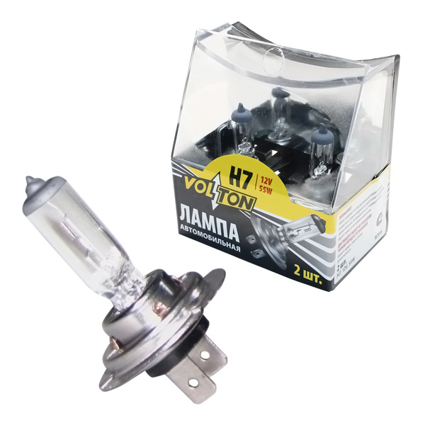 Лампа H7 12V 55W (к-т 2 шт.) VOLTON