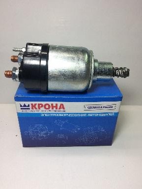 Втягивающее реле ГАЗ,ПАЗ,ЗИЛ дв.ММЗ Д-243,Д-245 12В (для старт. 74.3708БАТЭ) 3 отвер. КРОНА г.Самара