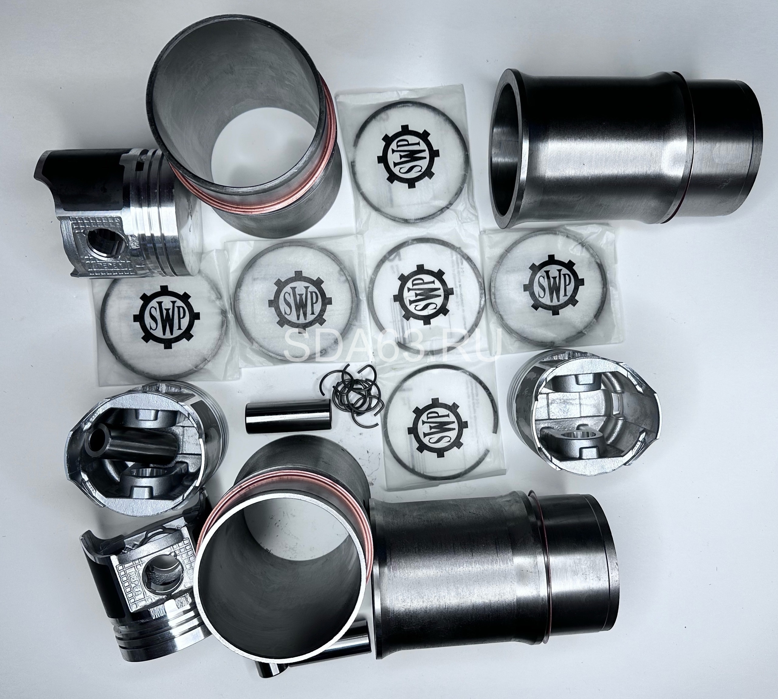 Поршневая группа с кольцами ГАЗ 402 (к-т на 4 цил.) G-PART ГАЗ