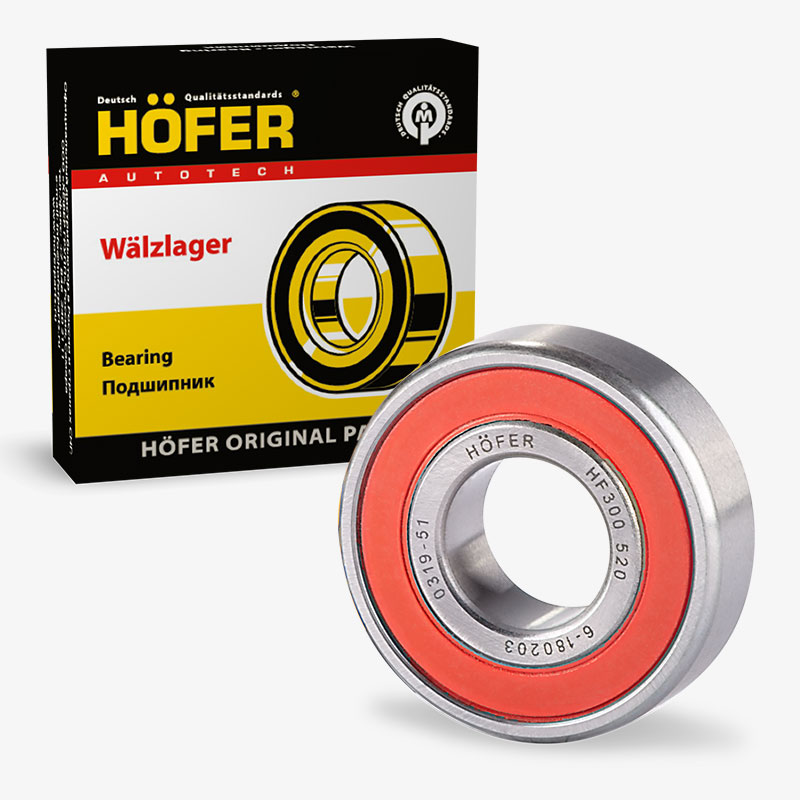 Подшипник коленвала ГАЗ, УАЗ 180203(6203) HOFER