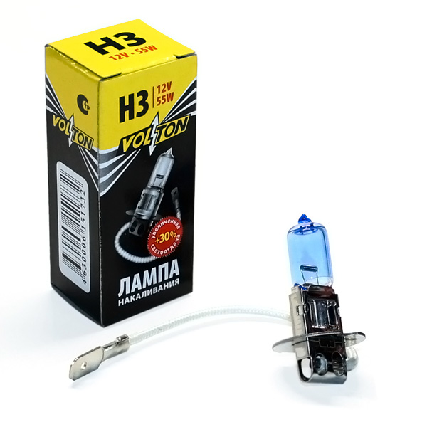 Лампа H3 12V 55W +30% VOLTON