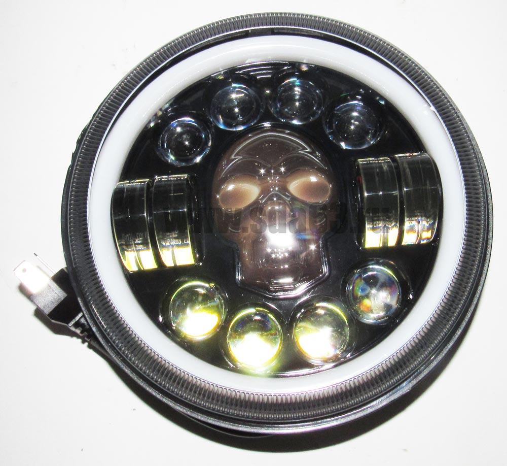 Блок-фара ВАЗ 2121-214, УАЗ (7 дюймов LED) (ДХО, поворотник) 