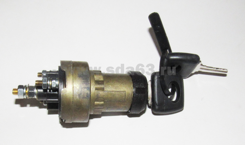 Замок зажигания ГАЗ 53, ПАЗ, УАЗ с/о, АЗЛК мет. корпус Автоарматура