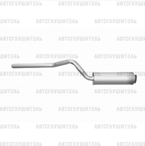 Резонатор УАЗ 330368 Евро-3 (дв.409) удл.грузовик  Автоконтинент