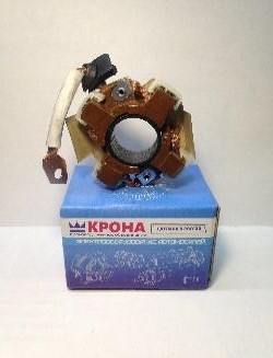 Траверса (щёточный узел) ВАЗ 2110-12, 1118, 2170, 2123, 2113-15 (для старт. 57 сер. КЗАТЭ) с/о КРОНА