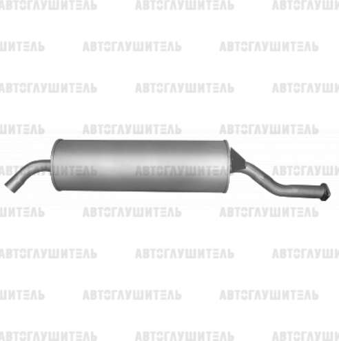Глушитель ГАЗ 3309 дв.245 Евро-3  Автоконтинент