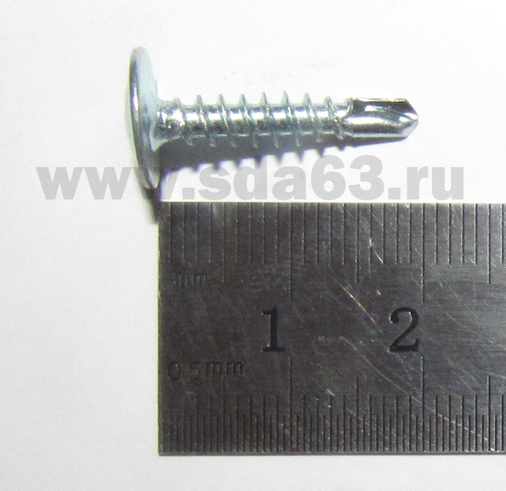 Саморез 4,2*19 прессшайба сверло крепления подкрылков (уп.100 шт.)