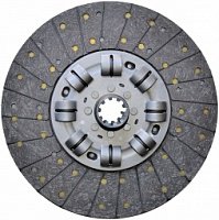 Диск сцепл ведомый КАМАЗ с КПП ZF 16S-151(аналог Sachs 1878 000 205) (160-12-008) MEGAPOWER