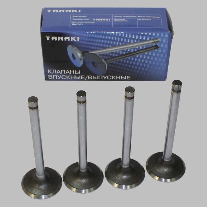 Клапан впускной Газель-NEXT дв. УМЗ 274 Evotech (к-т 4 шт.) TANAKI