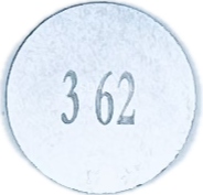 Шайба регул. клапанов 3,62