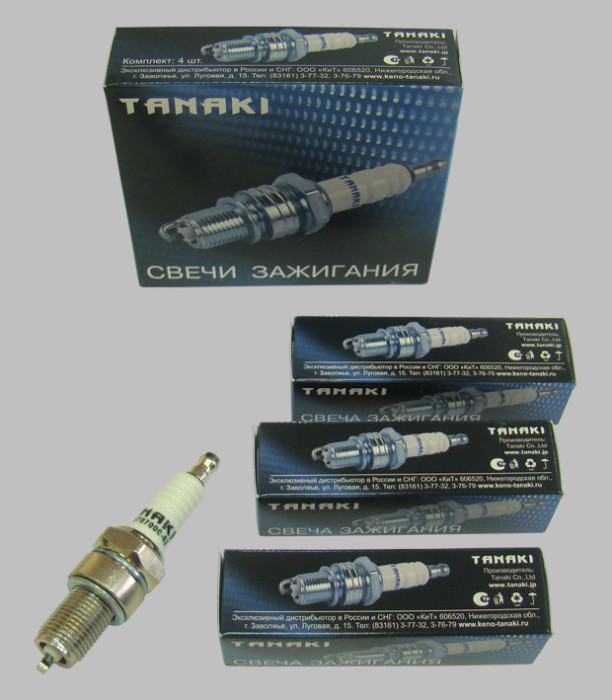 Свеча зажигания ГАЗ 406 LR17YC (4 шт.) TANAKI