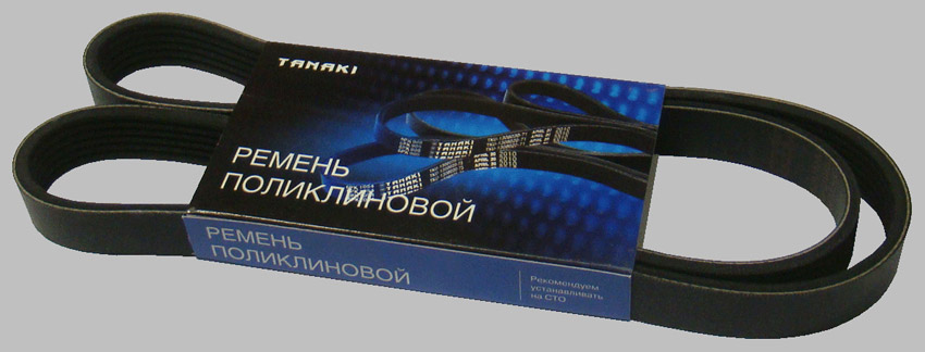 Ремень поликлиновой УАЗ Патриот дв. ЗМЗ 409 c ГУР 6РК1235 TANAKI