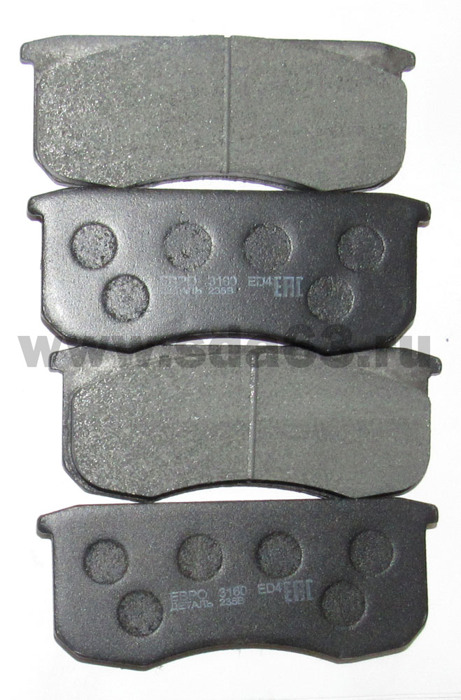 Колодки тормозные передние УАЗ 3160-63 V-NN