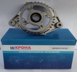 Крышка генератора ВАЗ, ГАЗ, УАЗ передняя н/о алюм.(к ген. 94 серии КЗАТЭ) с подш.6303 C&U КРОНА 