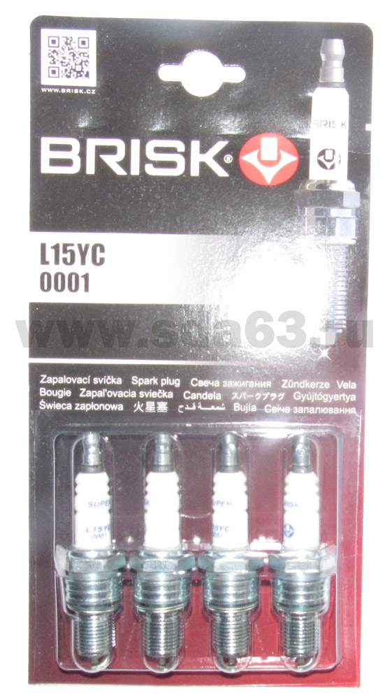 Свеча зажигания ВАЗ 2108-10 карб.(4 шт.) BRISK SUPER
