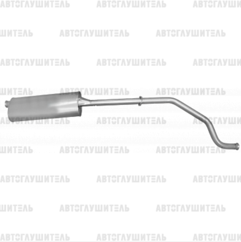 Глушитель ГАЗ 3302 40524 Евро-3 удлин. Автоконтинент