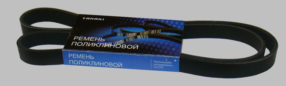 Ремень поликлиновой ГАЗ дв. ЗМЗ 406, 405 с ГУР; УМЗ 4216, А274; ЯМЗ 534 6РК1370 TANAKI