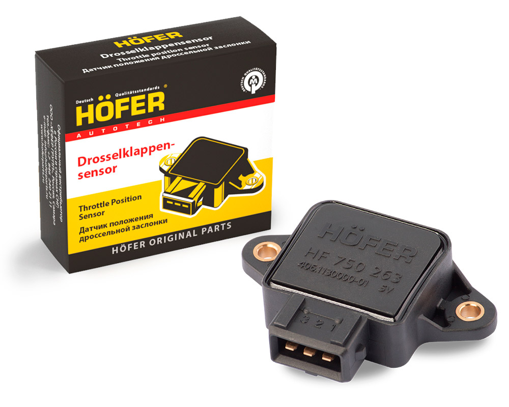 Датчик пол.дрос.засл. ГАЗ 3302 HOFER