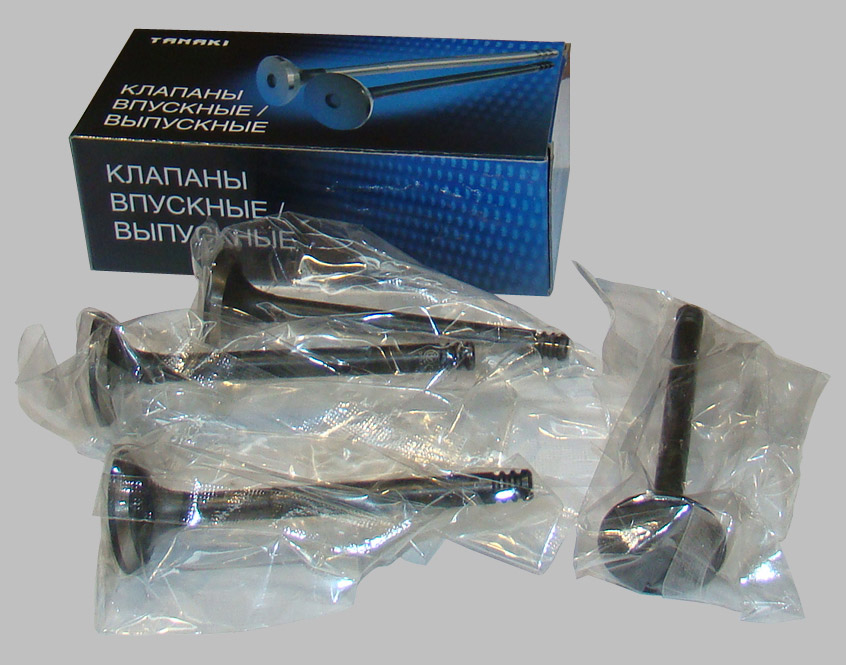 Клапан выпускной ВАЗ 2108 (к-т 4 шт.) TANAKI 