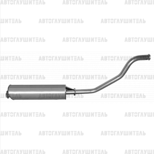 Глушитель ГАЗ 3302 40524 Евро-3  ГОСТ
