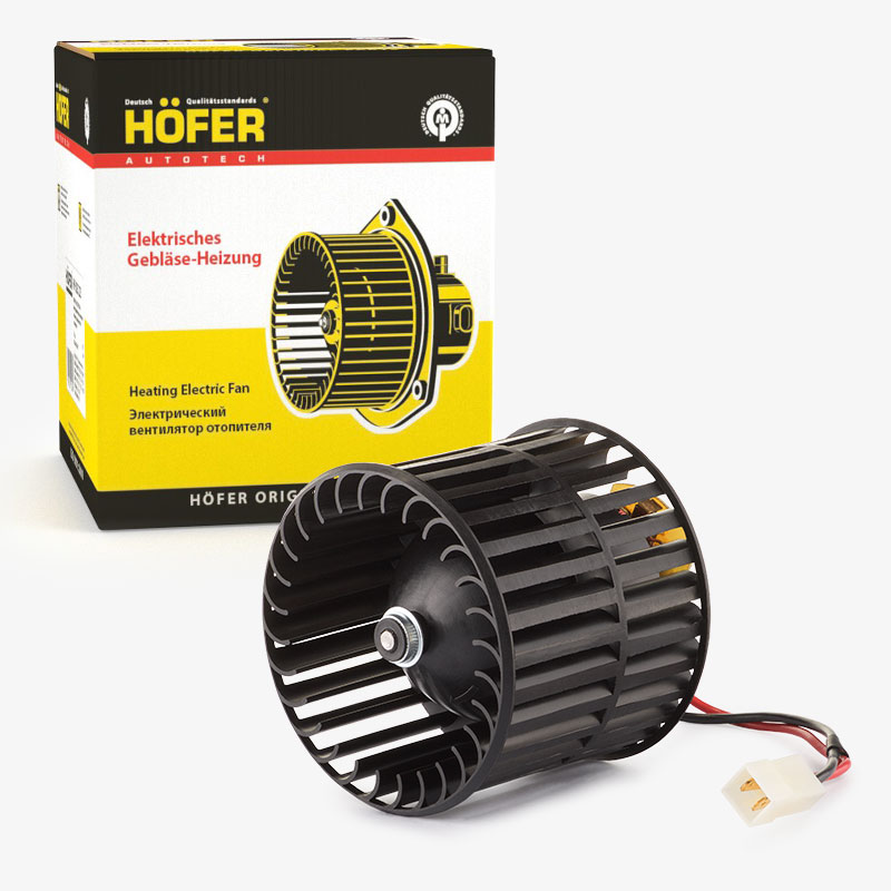Э/вентилятор отопителя ГАЗ 3302, 3110  HOFER