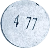 Шайба регул. клапанов 4,77