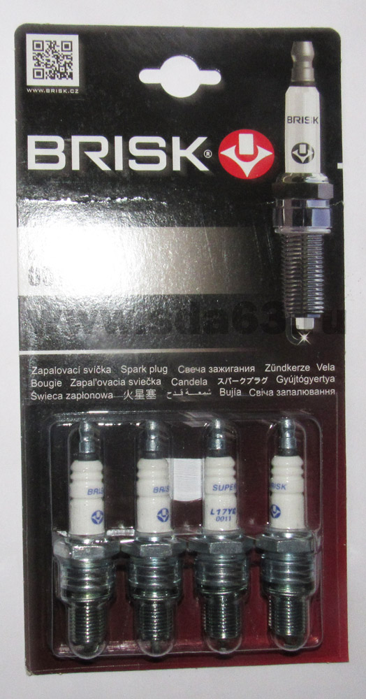 Свеча зажигания ГАЗ 406 (4 шт.) BRISK SUPER