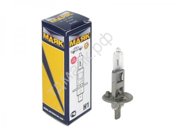 Лампа H1 12V 100W +30% МАЯК