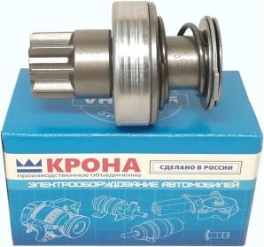 Привод стартера ГАЗ, УАЗ 402 (для стартера 11.131.675 (1.9 кВт); 16.911.880 Прамо) КРОНА г.Самара