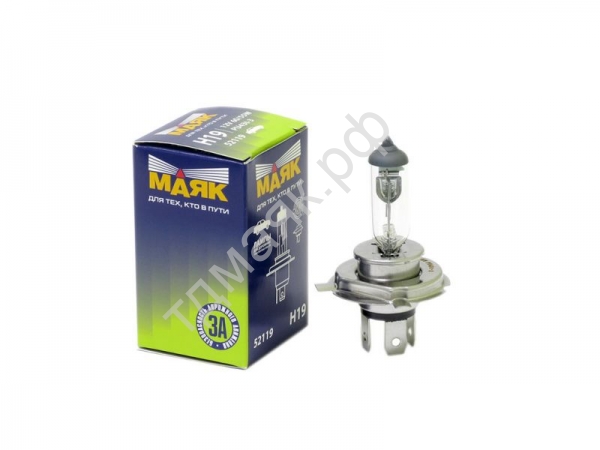 Лампа Н19 12V 60/55W PU43t-3 МАЯК 
