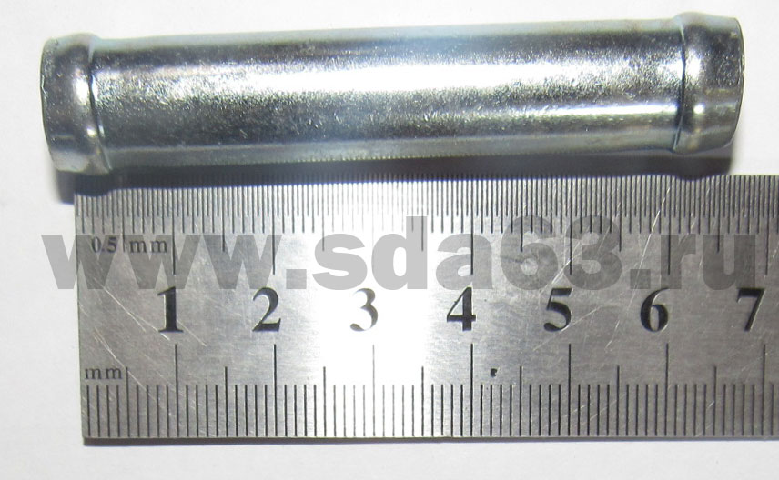 Переходник шлангов отопителя  12*12мет.