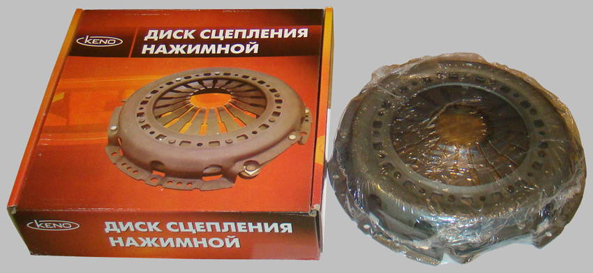 Диск сцепл нажимной ГАЗ 53,66,ПАЗ (диафрагма)  KENO