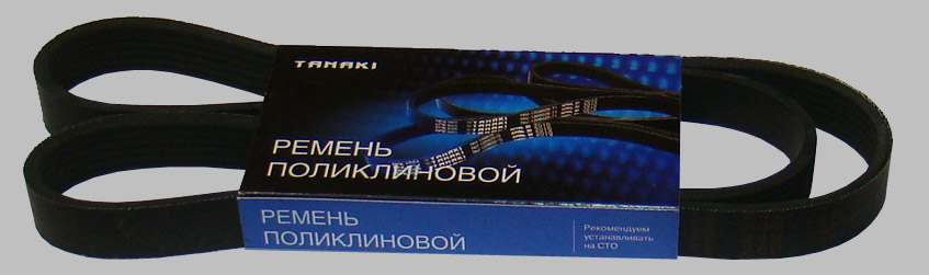 Ремень поликлиновой УАЗ Хантер дв. ЗМЗ 409 с ГУР 6РК1190 TANAKI