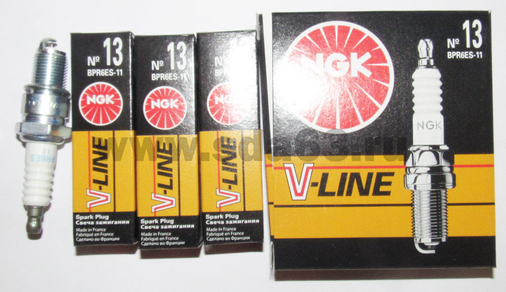 Свеча зажигания ВАЗ 2108-10 инж. 8 кл. (4 шт.) NGK
