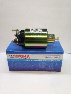 Втягивающее реле ГАЗ, УАЗ, Largus (для стартера 93, 931 ЭЛЕКТРОМ) 2 креп. отв.  КРОНА г.Самара