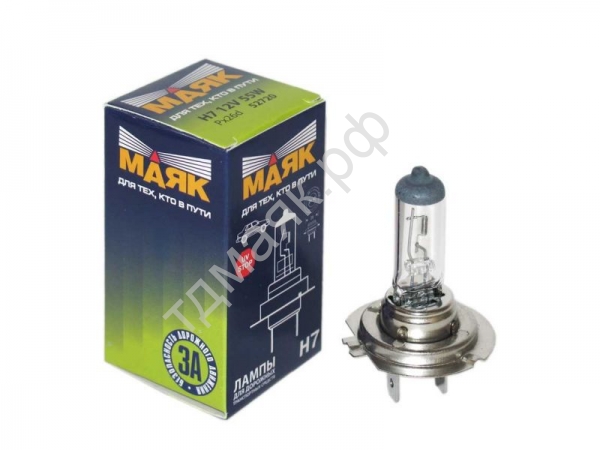 Лампа H7 12V 55W  P*26d МАЯК