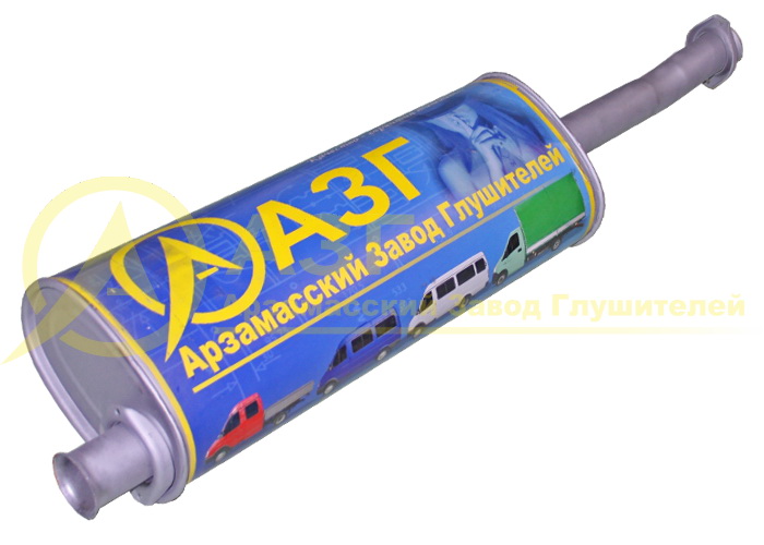 Глушитель Газель-Бизнес Cummins Евро-3  АЗГ Арзамас