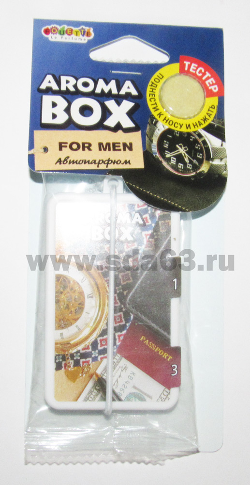 Ароматизатор FOUETTE "Aroma Box" подвесной "For Men" B-18