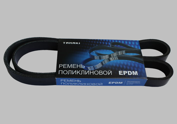 Ремень поликлиновой УАЗ Хантер дв. ЗМЗ 409 с ГУР 6РК1190 EPDM TANAKI
