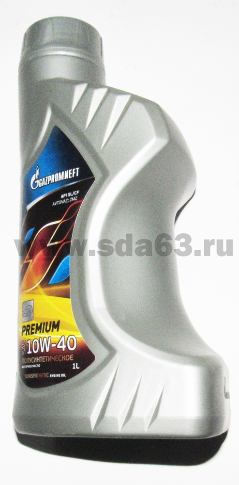 Gazpromneft Премиум L 10W40 масло моторное п/синт 1л							