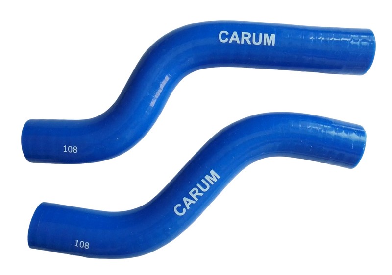 Патрубки отопителя Газель-Бизнес дв. Cummins для Webasto (2 шт.) силикон CARUM