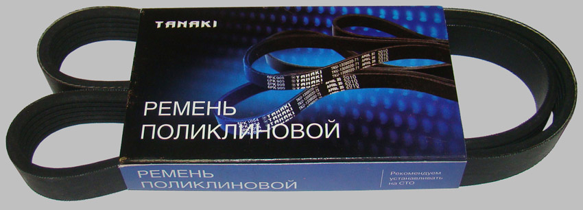 Ремень поликлиновой УАЗ дв. ЗМЗ 409 6РК1054 TANAKI