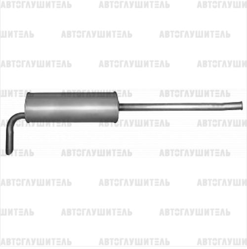Глушитель Газель-Бизнес Cummins Евро-4 удл.ГОСТ 